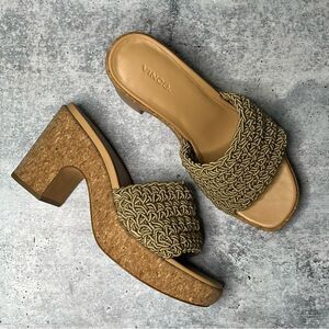 Vince Nicki Platform Slide Sandal 10